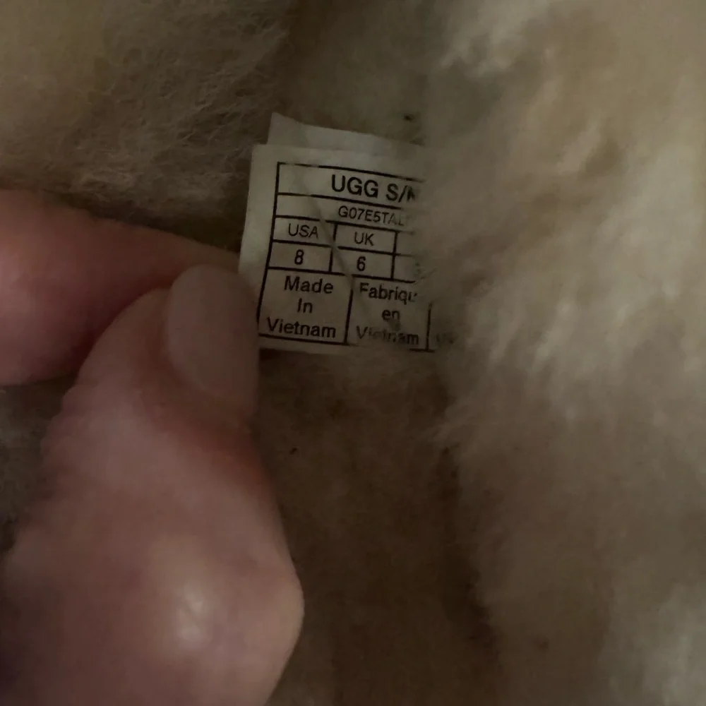 UGG Coquette Genuine Suede Leather Sheepskin Fur Slippers Chestnut 8 - Picture 4 of 8